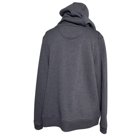 Carhartt XL Sweatshirt Graystone Heather Graphic Clarksburg Pullover Hoodie - Picture 3 of 5